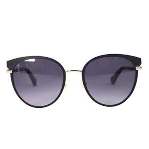 Kate Spade Janalee Cat-Eye Womens Sunglasses - Black/Gold - NWT